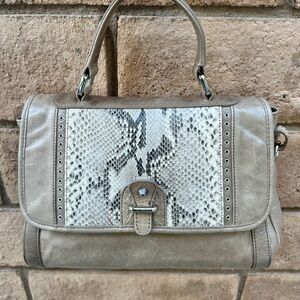 Rebecca Minkoff Snake Print Leather Purse Sachel